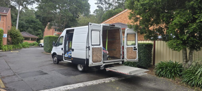 Piano disposal Wollongong vehicle position and loading access
